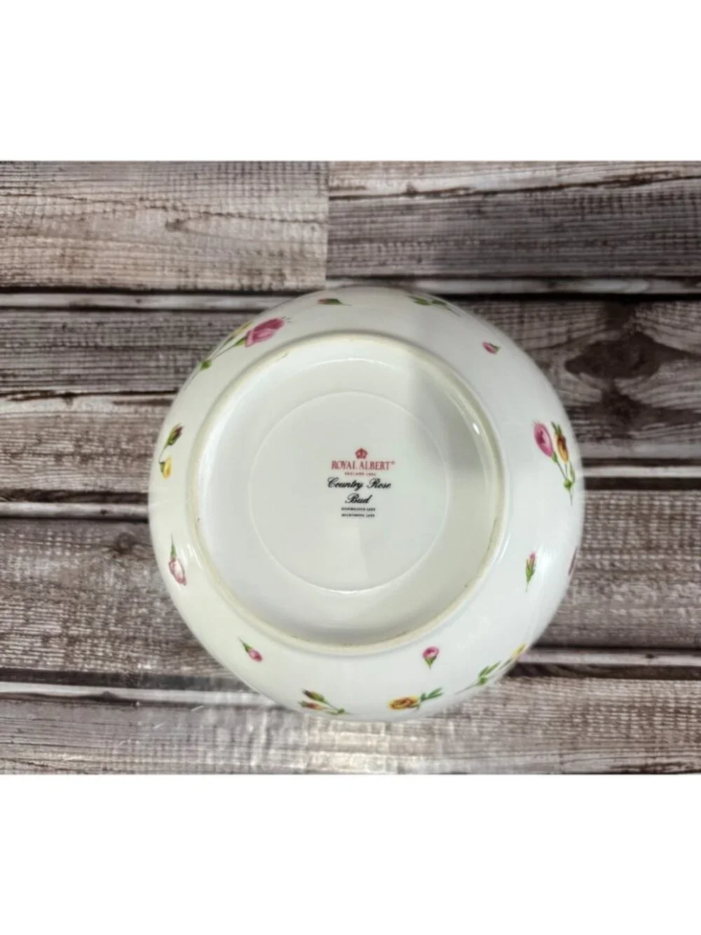 Royal Albert Country Rose Buds set -- 1 cup, 1 mug 4 bowls and 1 Teapot